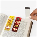 Закладки для книг с магнитом "ЛИСЯТА", набор 6 шт., блестки, 25x196 мм, ЮНЛАНДИЯ, 111639 111639