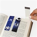 Закладки для книг с магнитом "ФУТБОЛ", набор 6 шт., блестки, 25x196 мм, ЮНЛАНДИЯ, 111645 111645