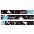 Закладки для книг с магнитом DEEP SPACE, набор 6 шт., блестки, 25x196 мм, ЮНЛАНДИЯ, 113445 113445