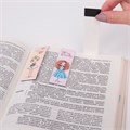 Закладки для книг с магнитом FASHION GIRLS, набор 6 шт., блестки, 25x196 мм, ЮНЛАНДИЯ, 113443 113443