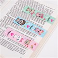 Закладки для книг с магнитом MEOW CATS, набор 6 шт., блестки, 25x196 мм, ЮНЛАНДИЯ, 113442 113442