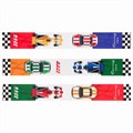 Закладки для книг с магнитом RACE CARS, набор 6 шт., блестки, 25x196 мм, ЮНЛАНДИЯ, 113446 113446