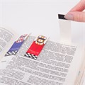 Закладки для книг с магнитом RACE CARS, набор 6 шт., блестки, 25x196 мм, ЮНЛАНДИЯ, 113446 113446