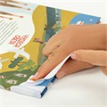 Закладки для книг с принтом САМОКЛЕЯЩИЕСЯ, КОМПЛЕКТ 6 шт., Скейт, ДПС, 2921.Р1/6 116387