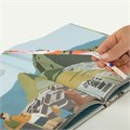 Закладки для книг с принтом САМОКЛЕЯЩИЕСЯ, КОМПЛЕКТ 6 шт., Скейт, ДПС, 2921.Р1/6 116387