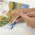 Закладки для книг с принтом САМОКЛЕЯЩИЕСЯ, КОМПЛЕКТ 6 шт., Цветы, ДПС, 2921.Р2/6 116388