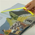 Закладки для книг САМОКЛЕЯЩИЕСЯ, КОМПЛЕКТ 6 шт., лаймовый, ДПС, 2921-123 116384
