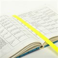 Закладки для книг САМОКЛЕЯЩИЕСЯ, КОМПЛЕКТ 6 шт., лаймовый, ДПС, 2921-123 116384