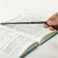 Закладки для книг САМОКЛЕЯЩИЕСЯ, КОМПЛЕКТ 6 шт., черный, ДПС, 2921-107 116386