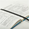 Закладки для книг САМОКЛЕЯЩИЕСЯ, КОМПЛЕКТ 6 шт., черный, ДПС, 2921-107 116386