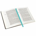 Закладки-ляссе фактурные для книг А4 (длина 38 см) "ЛАЗУРЬ", клейкий край, 3 ленты, ПИФАГОР, 112970 112970