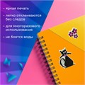 Наклейки зефирные "Кошки", многоразовые, с блестками, 10х15 см, ЮНЛАНДИЯ, 661825 661825