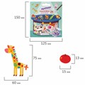 Наклейки из EVA "Зверушки", 24 штуки, ассорти, ЮНЛАНДИЯ, 662686 662686
