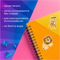 Наклейки обучающие тематические из EVA "Животные Африки", 20х40 см, многоразовые, ЮНЛАНДИЯ, 663770 663770
