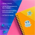 Наклейки обучающие тематические из EVA "Морские обитатели", 20х40 см, многоразовые, ЮНЛАНДИЯ, 663771 663771