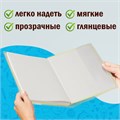Обложки ПП для учебников старших классов МАЛОГО ФОРМАТА, КОМПЛЕКТ 5 шт., КЛЕЙКИЙ КРАЙ, 70 мкм, 230х380 мм, прозрачные, ПИФАГОР, 227411 227411