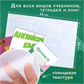 Пленка самоклеящаяся для учебников и книг, 45х30 см, комплект 10 шт., глянцевая, ПИФАГОР, 227202 227202