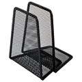 Держатель (ограничитель) подставка для книг BRAUBERG "Germanium Mesh", КОМПЛЕКТ 2 штуки, металл, 237977 237977