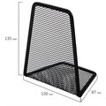 Держатель (ограничитель) подставка для книг BRAUBERG "Germanium Mesh", КОМПЛЕКТ 2 штуки, металл, 237977 237977