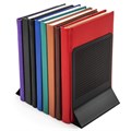 Держатель (ограничитель) подставка для книг BRAUBERG "Germanium Original", КОМПЛЕКТ 2 штуки, металл, 237978 237978