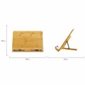 Подставка для книг и планшетов большая бамбуковая BRAUBERG, 34х24 см, регулируемый наклон, 237896 237896