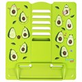 Подставка для книг и учебников BRAUBERG KIDS "Avocado", регулируемый угол наклона, металл, 238052 238052