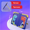 Подставка для книг и учебников BRAUBERG KIDS "Dinosaurs", регулируемый угол наклона, ABS-пластик, 238060 238060