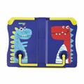 Подставка для книг и учебников BRAUBERG KIDS "Dinosaurs", регулируемый угол наклона, ABS-пластик, 238060 238060