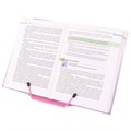 Подставка для книг и учебников BRAUBERG LINE, металлическая, розовая, европодвес, 238215 238215