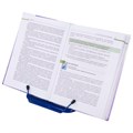 Подставка для книг и учебников BRAUBERG LINE, металлическая, синяя, европодвес, 237966 237966