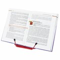 Подставка для книг и учебников BRAUBERG LINE+, металлическая, красная, европодвес, 238070 238070
