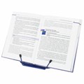 Подставка для книг и учебников BRAUBERG LINE+, металлическая, синяя, европодвес, 238071 238071