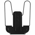 Подставка для книг и учебников BRAUBERG LINE+, металлическая, черная, европодвес, 238214 238214
