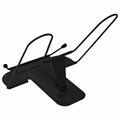 Подставка для книг и учебников BRAUBERG LINE+, металлическая, черная, европодвес, 238214 238214