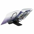 Подставка для книг и учебников BRAUBERG LINE+, металлическая, черная, европодвес, 238214 238214