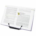 Подставка для книг и учебников BRAUBERG LINE+, металлическая, черная, европодвес, 238214 238214