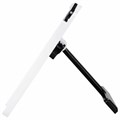 Подставка для книг и учебников BRAUBERG White, регулируемый наклон, ABS-пластик, 238063 238063