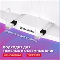 Подставка для книг и учебников BRAUBERG, регулируемый наклон, пластик, белая, 237445 237445