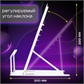 Подставка для книг и учебников ЮНЛАНДИЯ "Flamingo", регулируемый наклон, металлическая, 237573 237573