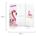 Подставка для книг и учебников ЮНЛАНДИЯ "Flamingo", регулируемый наклон, металлическая, 237573 237573