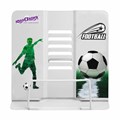 Подставка для книг и учебников ЮНЛАНДИЯ "Play Football", регулируемый наклон, металлическая, 237574 237574