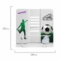 Подставка для книг и учебников ЮНЛАНДИЯ "Play Football", регулируемый наклон, металлическая, 237574 237574