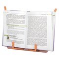 Подставка для книг и учебников ЮНЛАНДИЯ, регулируемый наклон, ABS-пластик, розовая, 237906 237906