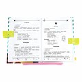 Подставка для книг ЮНЛАНДИЯ, с боковыми зажимами, регулируемый наклон, пластик, розовая, 237907 237907