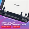 Подставка для книг, учебников, журналов BRAUBERG большая, регулируемый наклон, раздвижная, 230910 230910