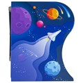 Подставка-держатель для книг и учебников BRAUBERG KIDS "Adventure" раздвижная, металлическая, 238065 238065
