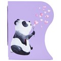 Подставка-держатель для книг и учебников BRAUBERG KIDS "Panda", раздвижная, металлическая, 238064 238064