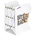 Подставка-держатель для книг и учебников ЮНЛАНДИЯ "Bite Back", раздвижная, металлическая, 237900 237900