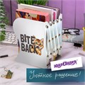 Подставка-держатель для книг и учебников ЮНЛАНДИЯ "Bite Back", раздвижная, металлическая, 237900 237900