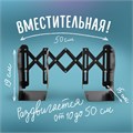 Подставка-держатель для книг и учебников ЮНЛАНДИЯ "Space", раздвижная, металлическая, 237901 237901